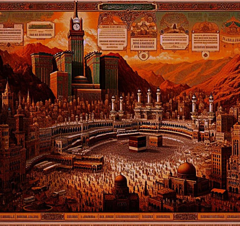 Informasi Tanah Suci Mekah, termasuk ibadah, ziarah ke tempat bersejarah seperti Gua Hira, Jabal Rahmah, dan Masjid Nabawi, serta tradisi dan adat istiadat masyarakat Arab